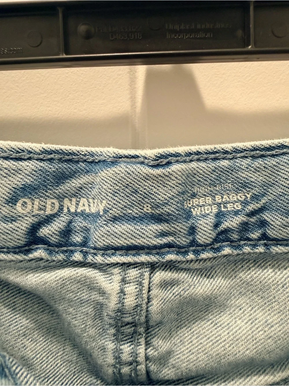 Old Navy Light Blue Relaxed Cargo Denim Jeans